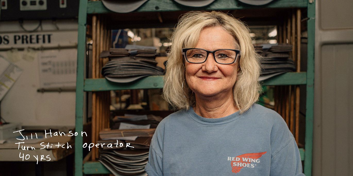 Jill Hanson Turn Stitch Operator 40 years